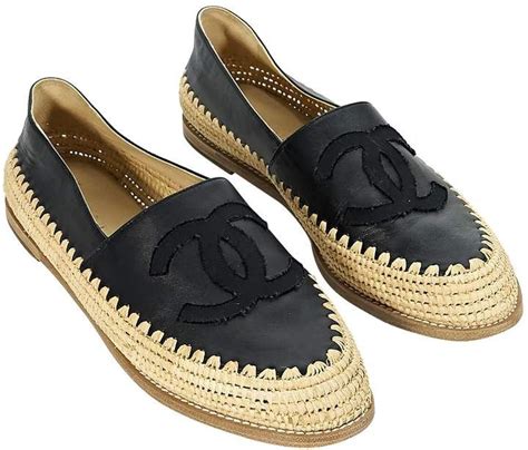 chanel black leather espadrilles buy|where to buy chanel espadrilles.